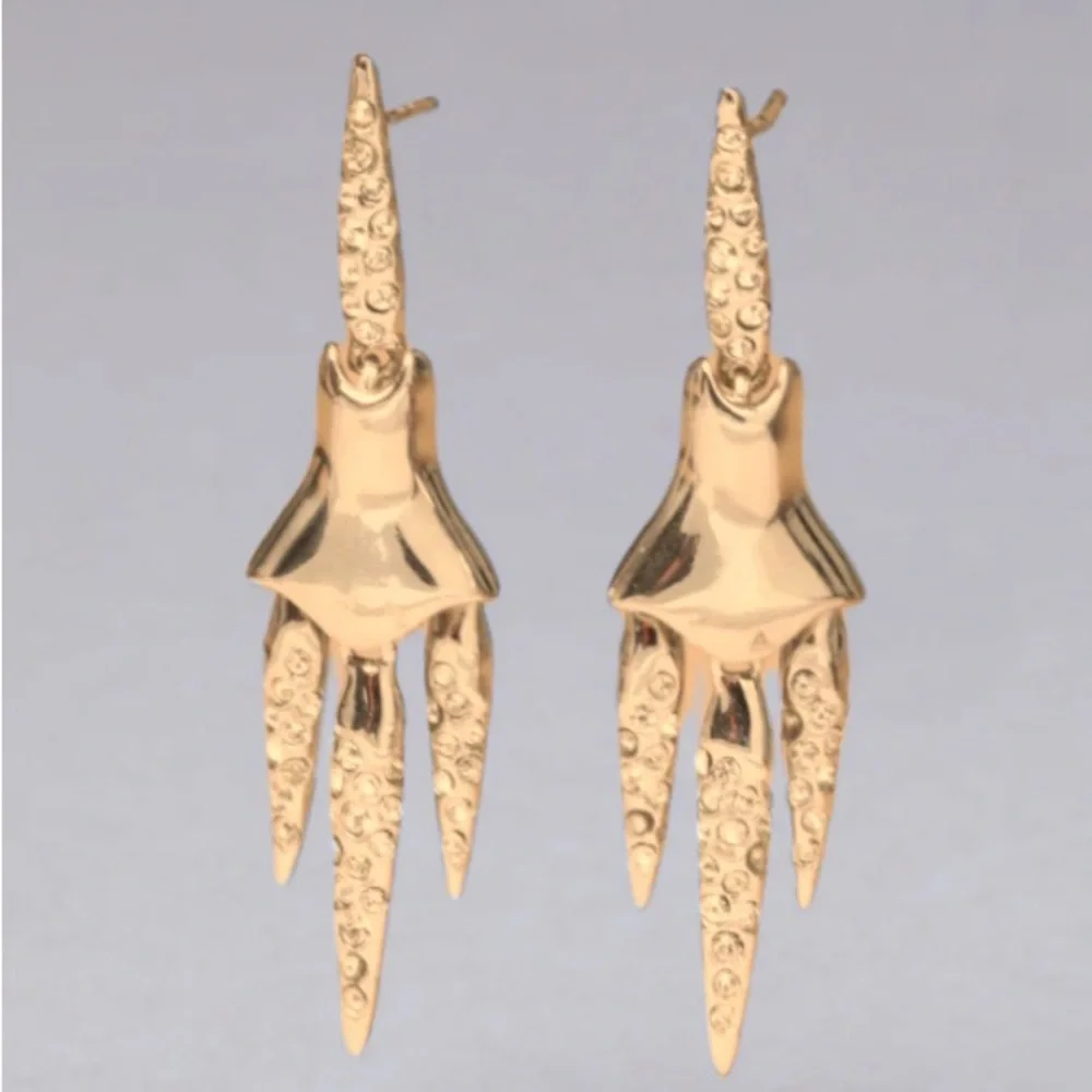 ALEXIS BITTAR • RARE Miss Havisham Swarovski Crystal Encrusted Drop Earrings